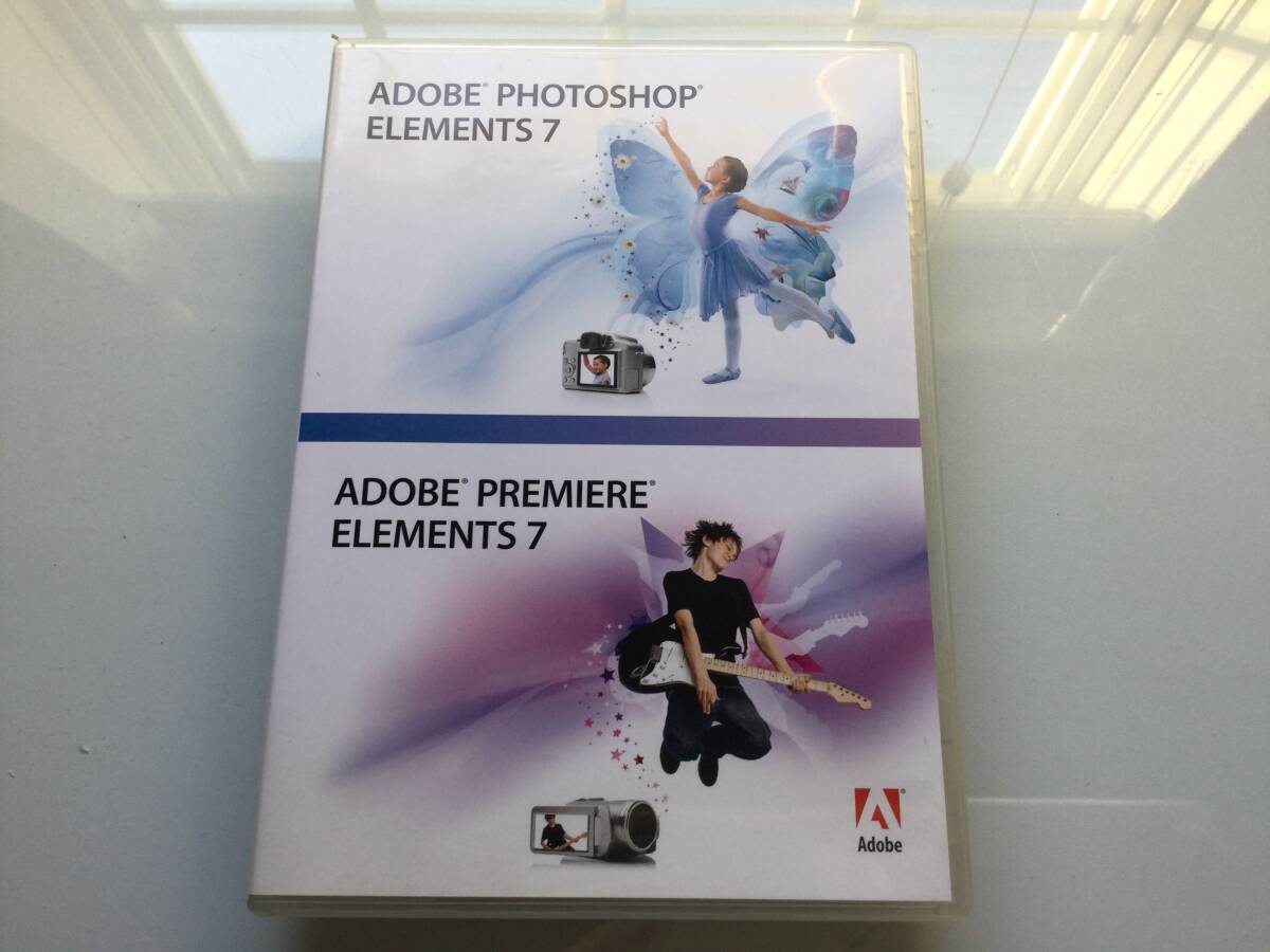 Adobe Photoshop Elements 7 UPG / Adobe Premiere Elements 7 UPG @Windows対応版@ シリアルナンバー付きの画像1