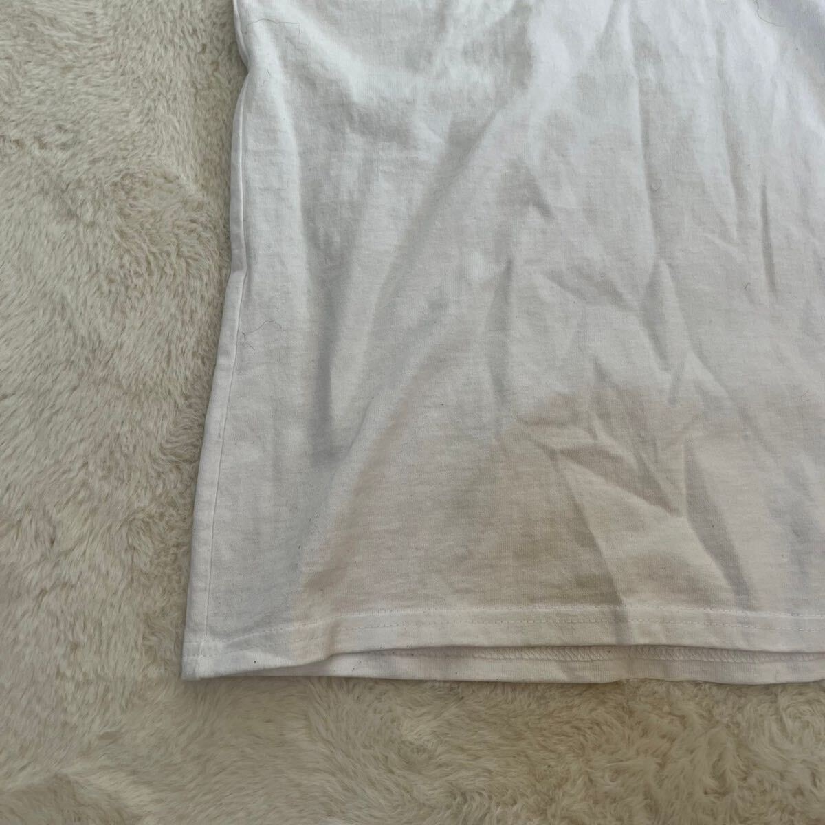 carhartt カーハート Tシャツ ホワイト メンズ Sサイズ半袖 ブランド Carhartt 古着 ポケット クルーネックの画像5