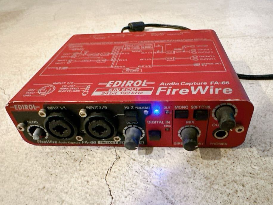 FDIROL firewire FA-66 Roland オーディオインターフェース _画像1