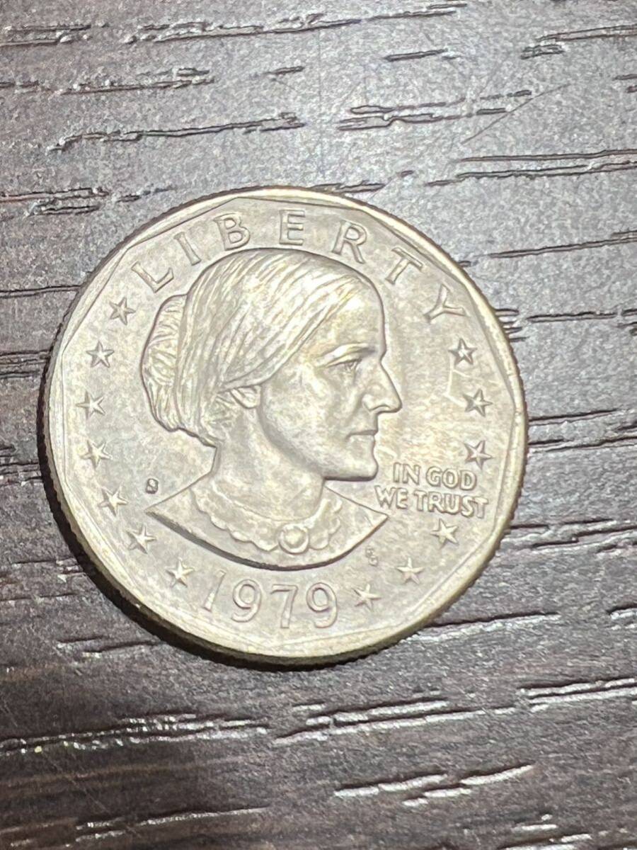 アメリカ 1979 1ドル スーザンアントニー 外国コイン 外国硬貨 アンティーク 古銭 コレクション 流通/現状品 送84 同梱可_画像1