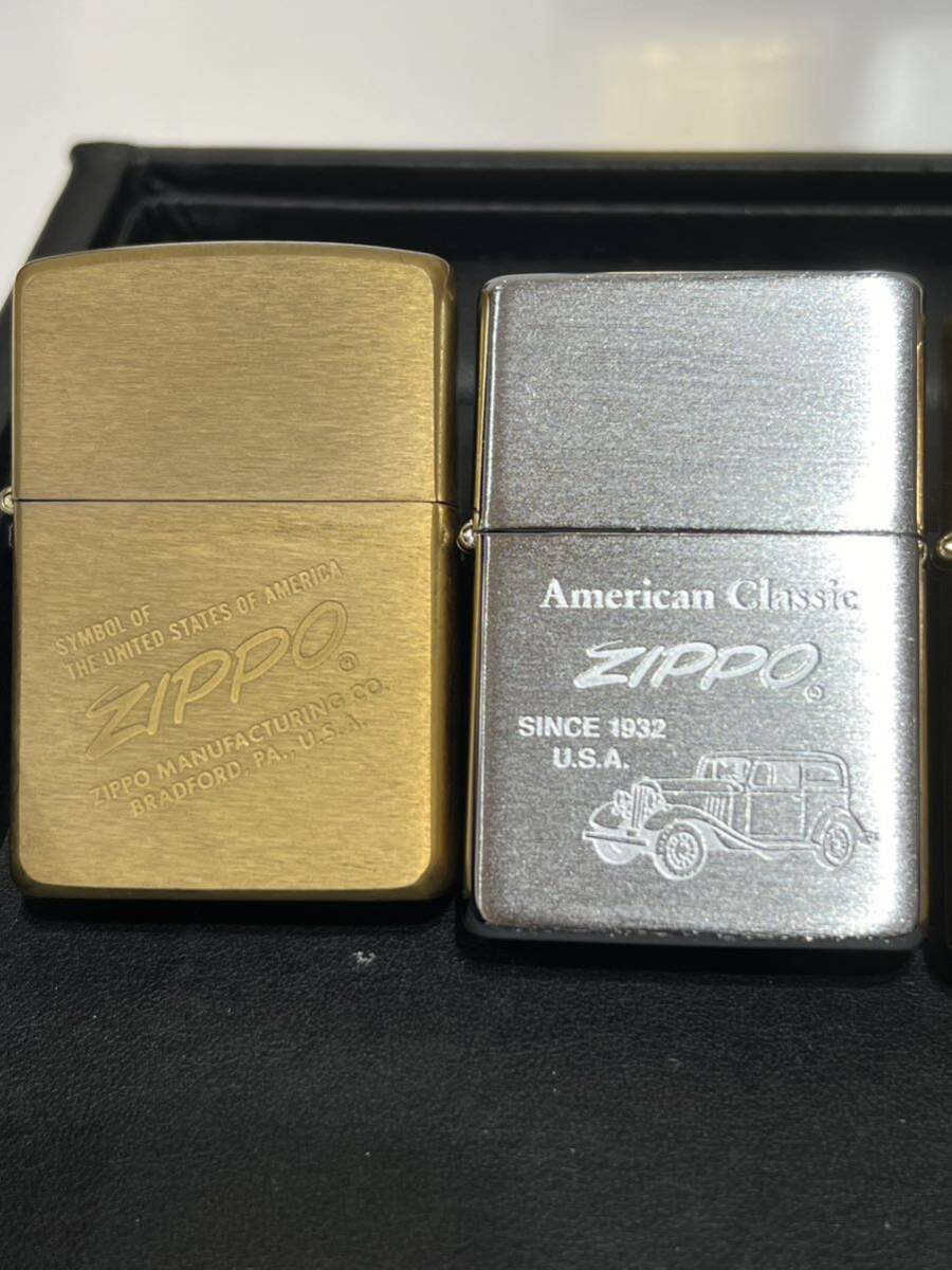 ZIPPO/ジッポ 10個まとめ②ゴールド シルバー USA コレクション ケース付 ライター 喫煙具 着火未確認 現状品 サイズ60の画像2