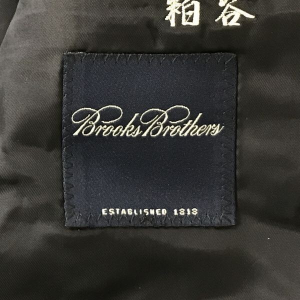  Brooks Brothers * осень-зима однобортный костюм / верх и низ выставить [41SHT 35W/ чёрный / черный ] шерсть / cupra / общий подкладка *BF790