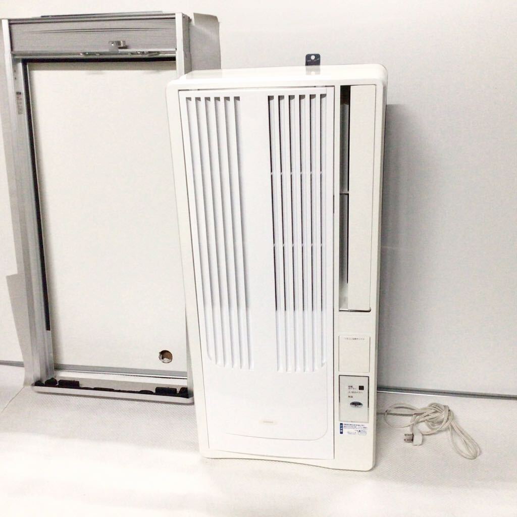 * KOIZUMI for window air conditioner KAW-1682 2018 year made operation verification ending room air conditioner window shape cooling exclusive use cooling Koizumi white remote control attaching na5-3