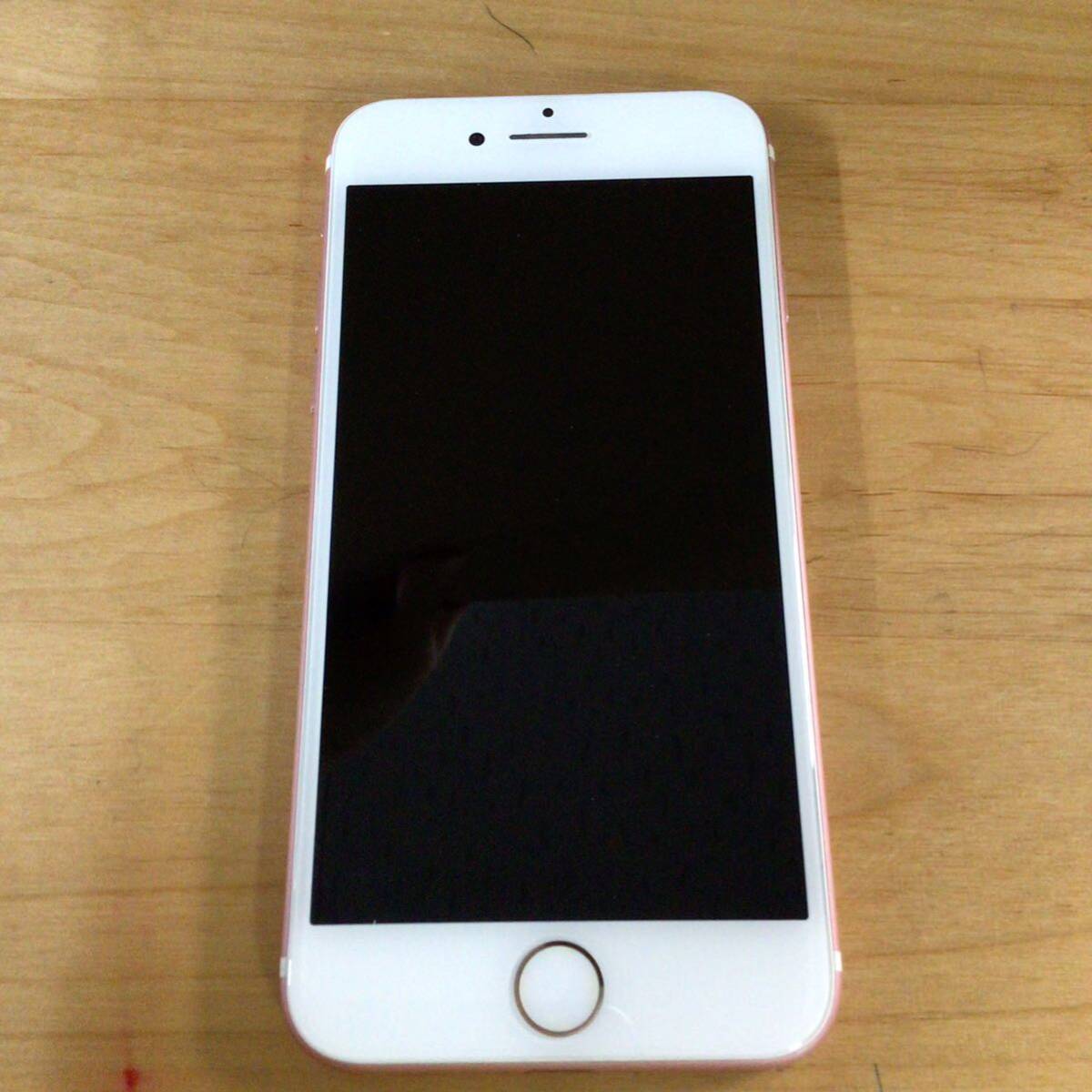  iPhone 7 Apple スマホ 128GB SIMロック無し UQ mobile IMEI判定 バージョン 14.3 モデル A1779 MNCN2J/A ローズゴールド ナ28-3の画像2