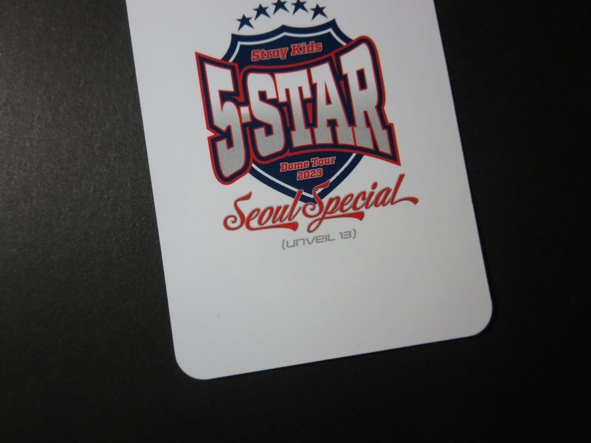 Stray Kids 2023 5-STAR Dome Tour SEOUL SPECIAL 公式グッズ 予約特典 トレカ フォトカード I.N アイエン StrayKids スキズ_画像5