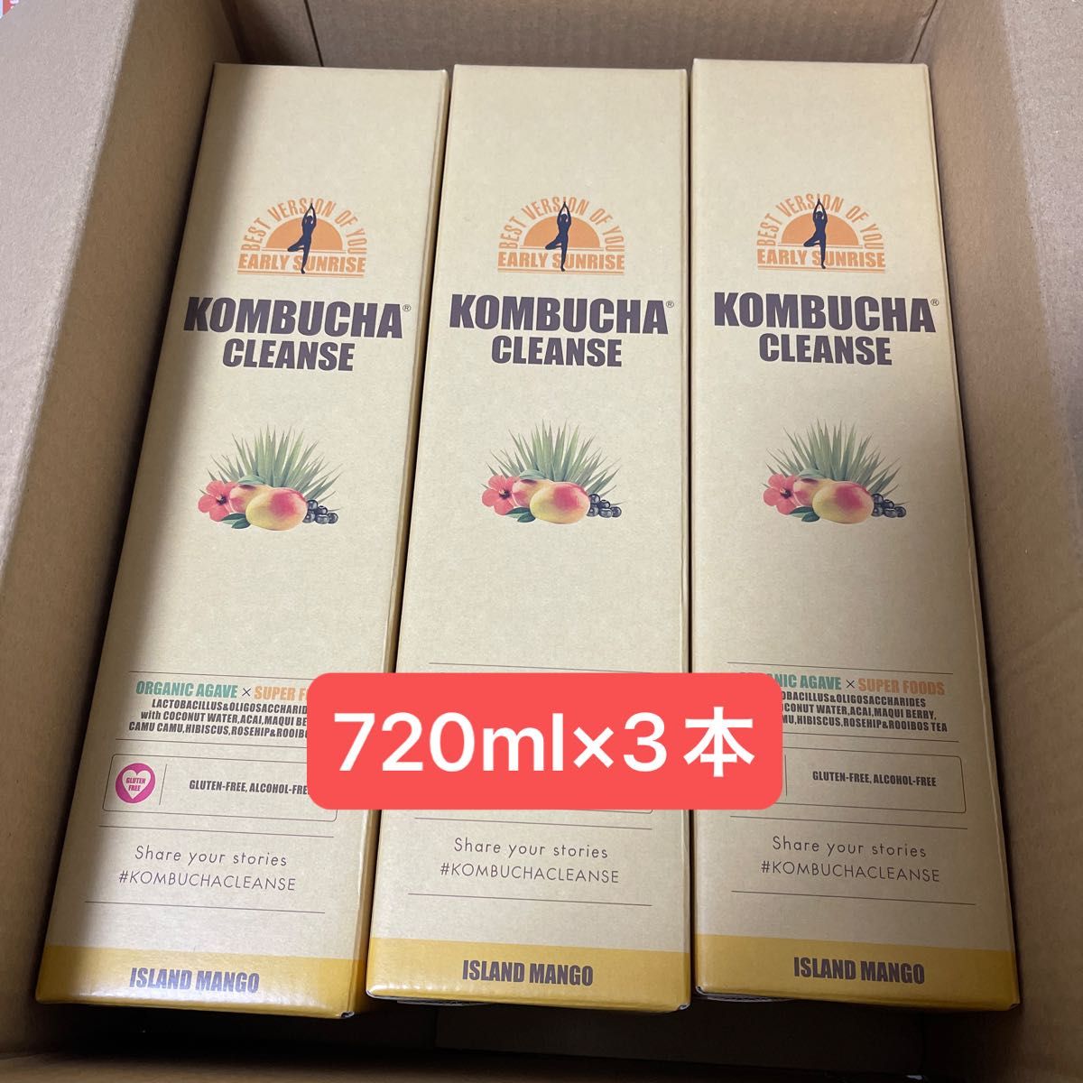 コンブチャクレンズ 720ml 未開封3個|Yahoo!フリマ(旧PayPay コンブチャクレンズ 720ml 未開封3個|Yahoo!フリマ(旧PayPay