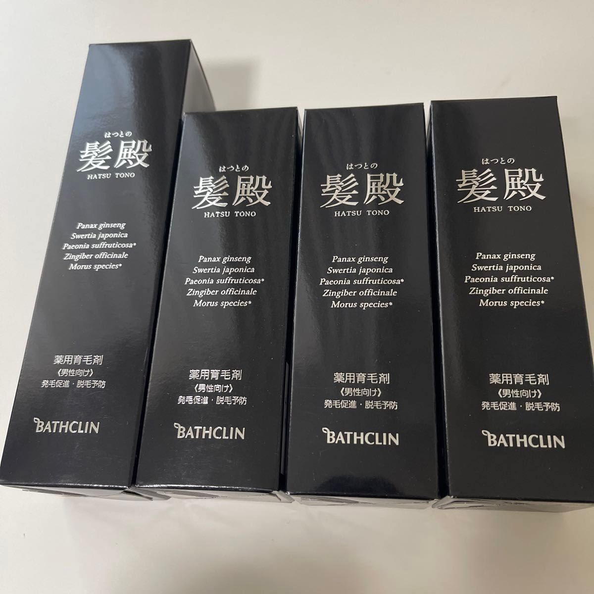 1 髪殿　はつとの　薬用育毛剤 バスクリン　120ml×4 未開封4本