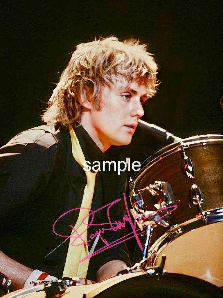 Queen ロジャー・テイラー 高画質 サイン フォト 写真 ポート Queen ロジャー・テイラー 高画質 サイン フォト 写真 ポート
