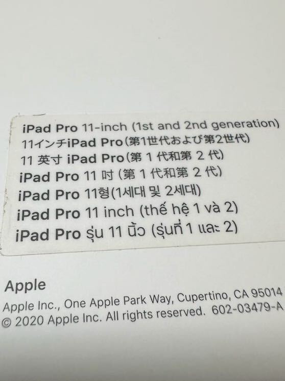 Magic Keyboard iPad Pro11インチ　　ブラック 日本語 MXQT2J _画像6