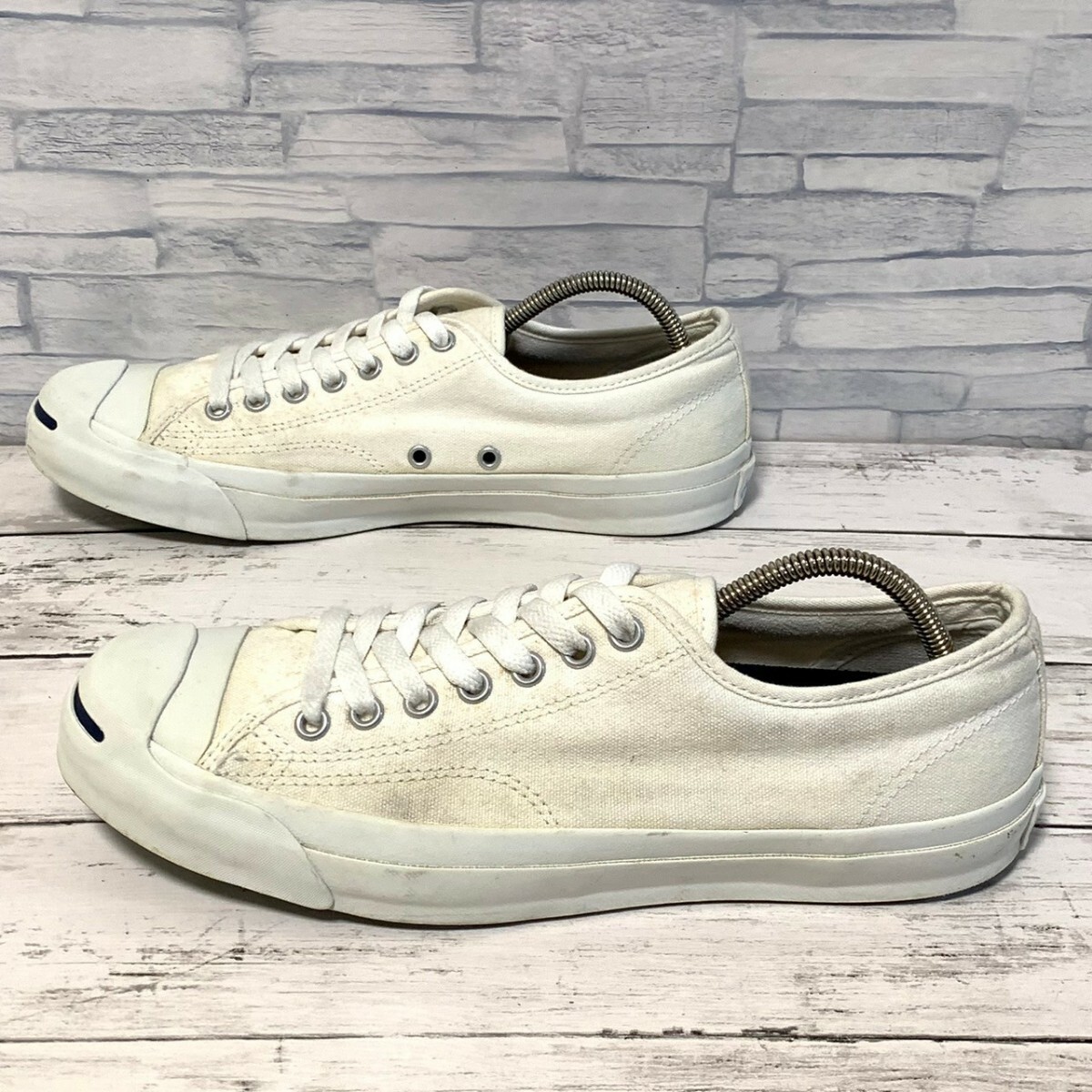 R5881bE CONVERSE コンバース スニーカー ホワイト メンズ 26.5cm JACK PURCELL ジャックパーセル ローカット シューズ 靴の画像2