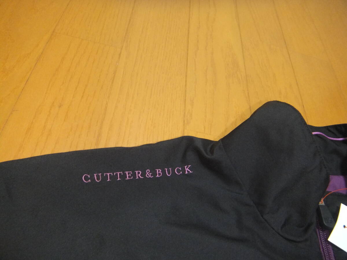 未使用に近い◇CUTTER & BUCK　カッター＆バック◇ハーフジップ半袖ウインドブレーカー 半袖ナイロンジャケット プルオーバー／M_画像6