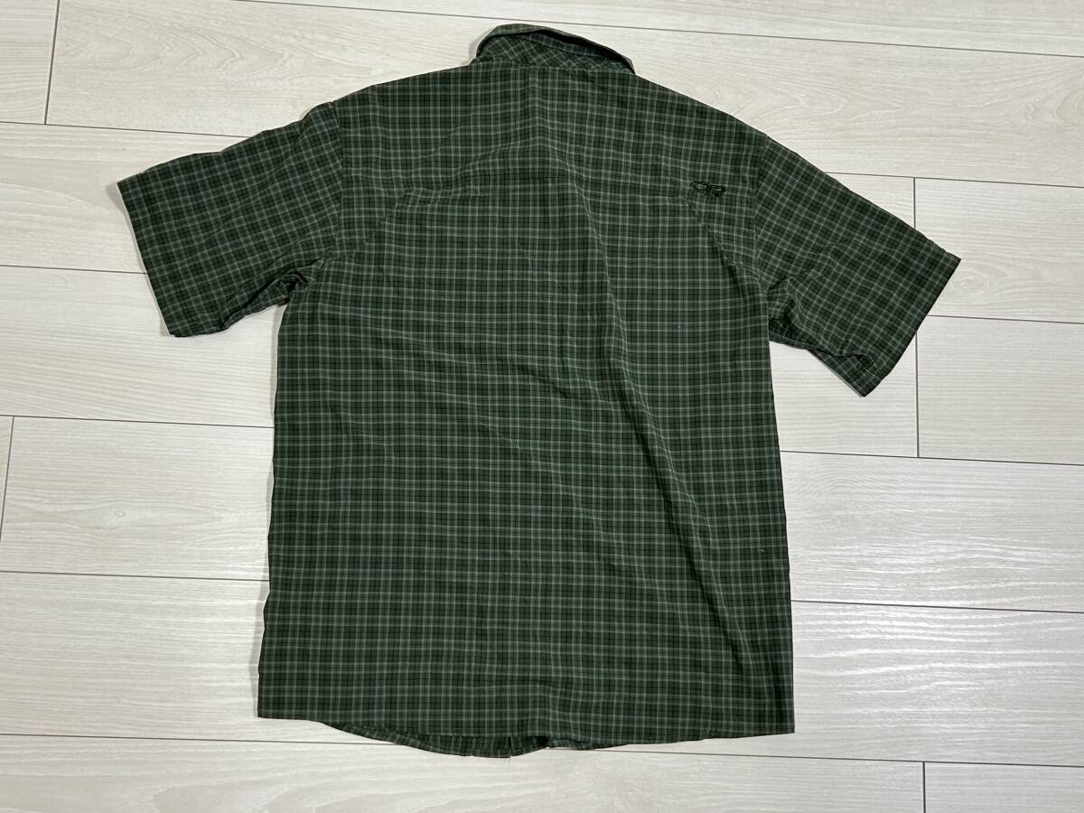 ★OUTDOOR RESEARCH アウトドア リサーチ 半袖シャツ M/M ドライシャツ チェック柄★の画像5