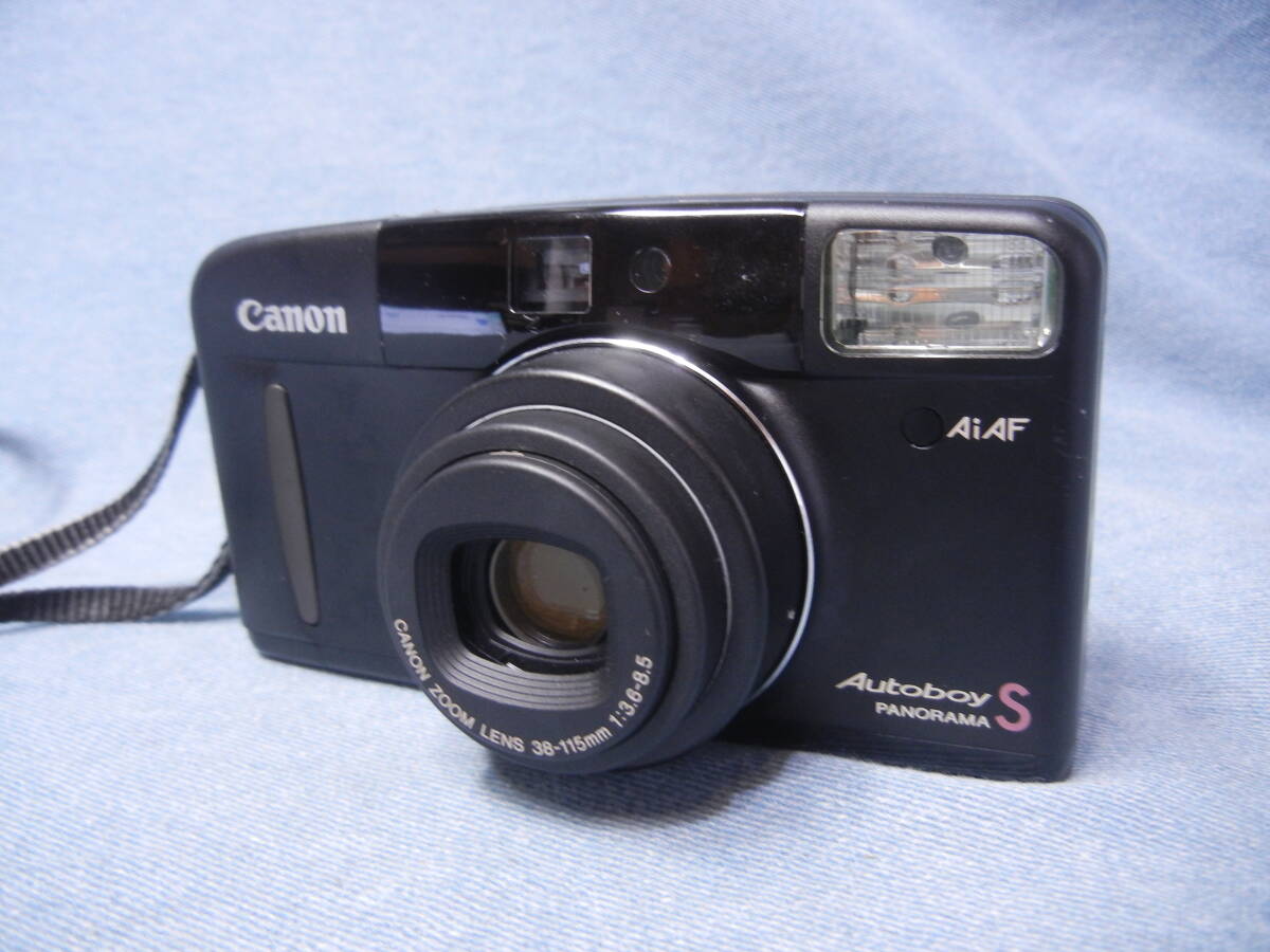 Canon キャノンAutoboy S PANORAMA 38-115mm　オートボーイ　パノラマ　コンパクトフイルムカメラ　作動