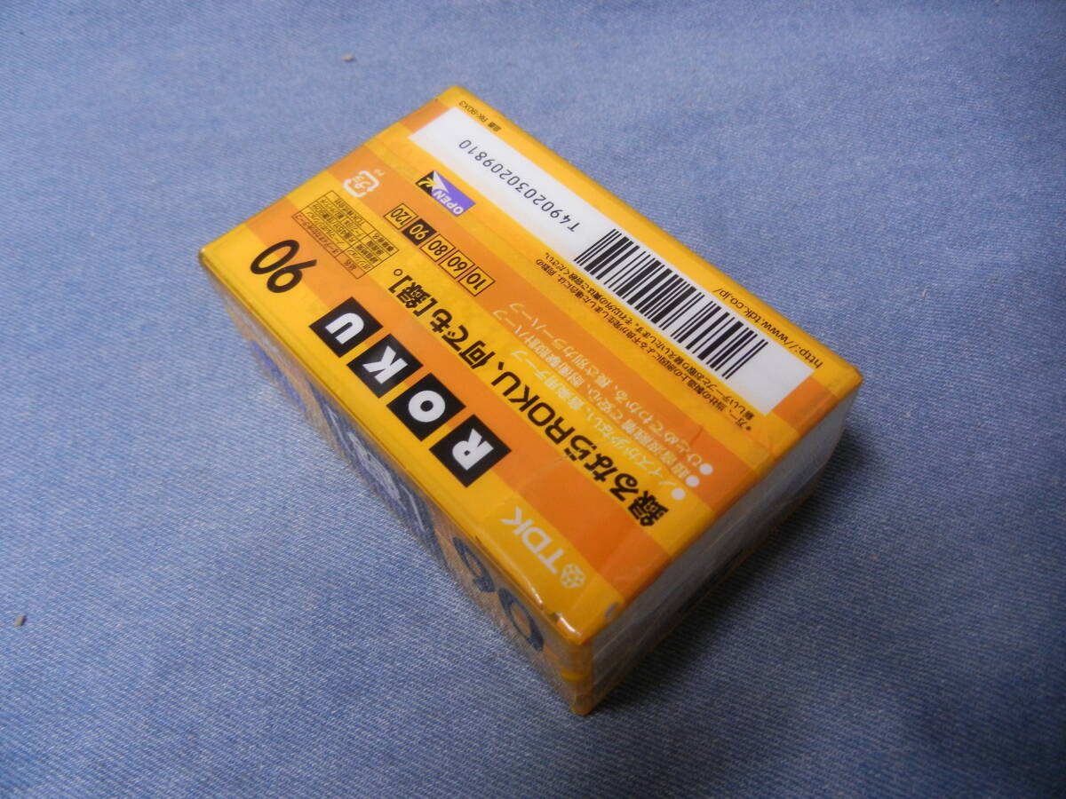 TDK　RK-90X3　カセットテープ　ROKU録　90　3パック　未使用　未開封