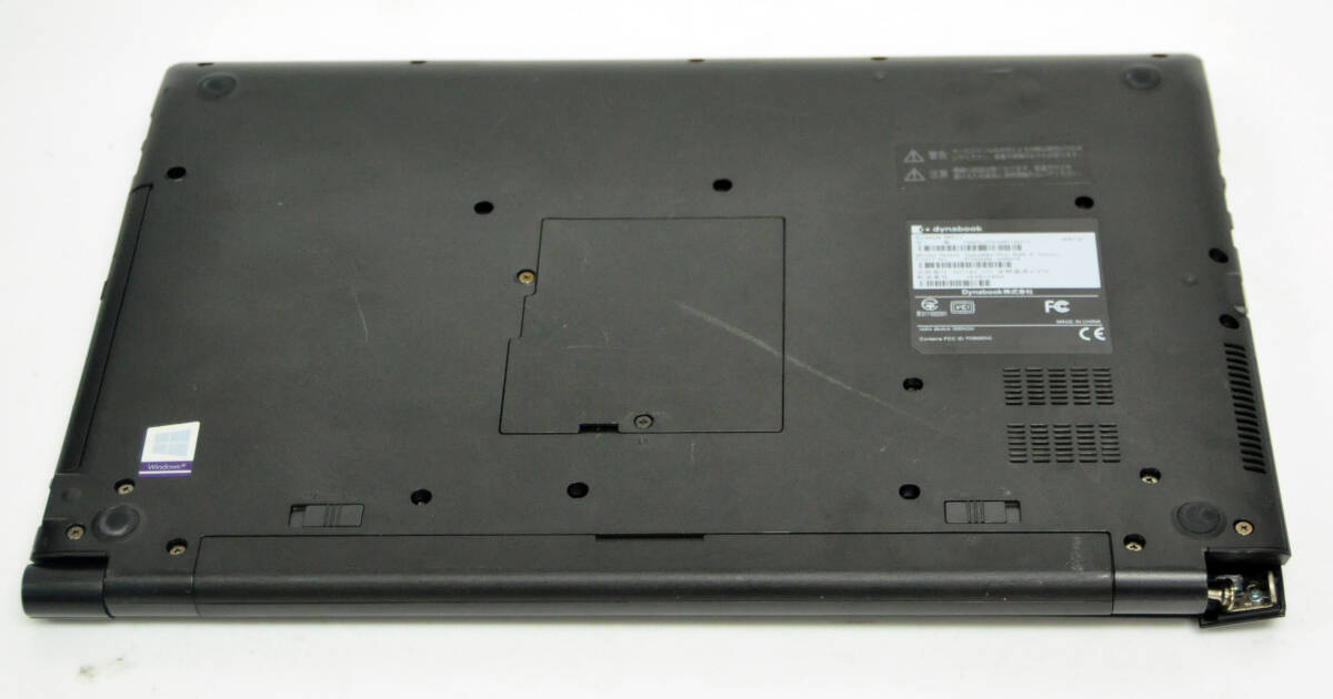 dynabook B65/J Core i5-8250U 1.6GHz / HDD 無し / メモリ 4GB / マルチ 【BIOS確認可能 ジャンク品】の画像2