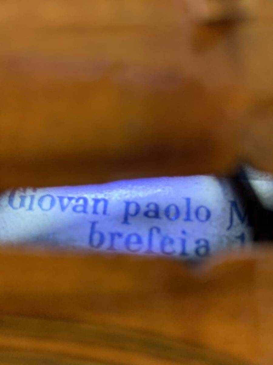 1／2サイズ Giovan Paolo Maggini 1695年 brefeia ラベル コレクション整理③の画像3