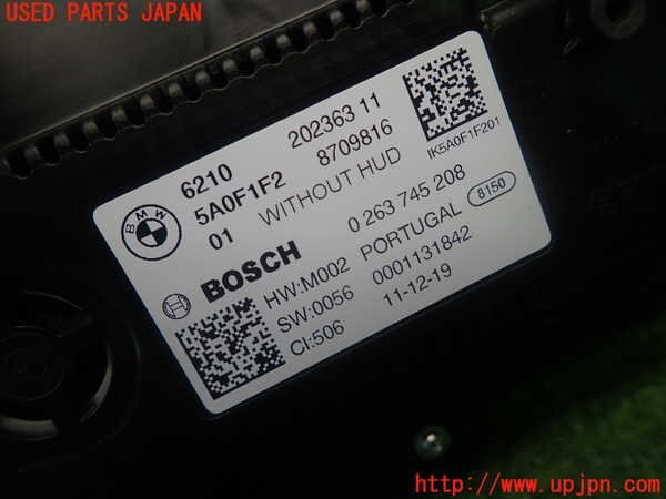 5UPJ-10476170]BMW 118i(7K15 F40)スピードメーター 中古の画像4