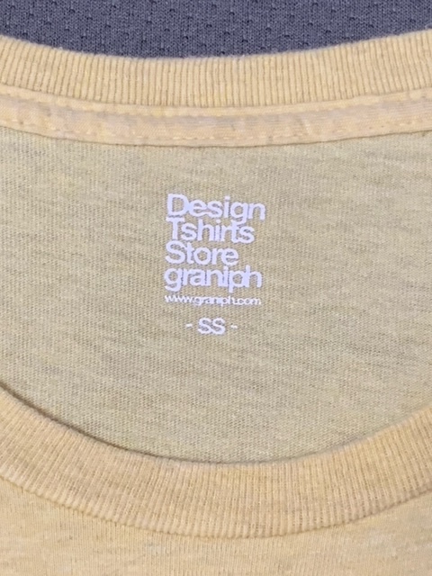 グラニフ デザインTシャツストア 半袖Tシャツ SS(女性M相当？） 黄系 ヨゼフ・チャペック Design Tshirts Store graniphの画像3