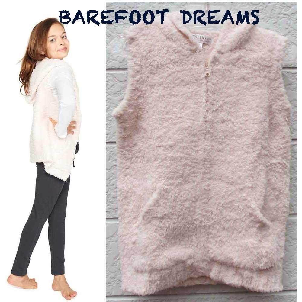 新品未使用BAREFOOT DREAMS(キッズ)フードベスト6歳−8歳_画像1