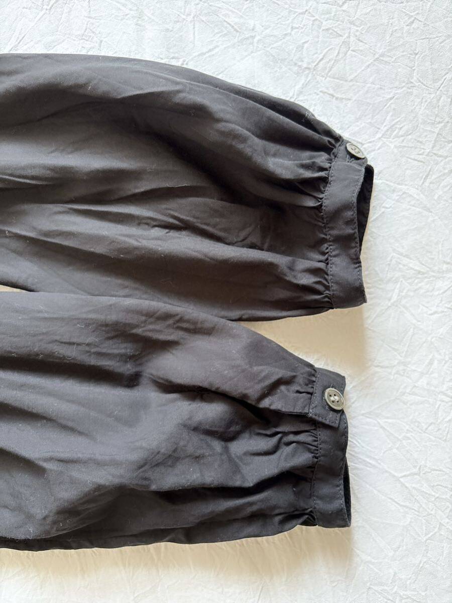 ∞ slobe iena イエナスローブ コットン ボイル シャツ ワンピース ガウン ブラック 黒 羽織り ロング ∞の画像7