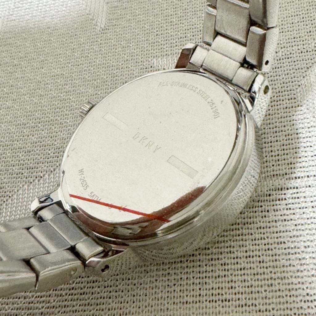 DKNY ダナキャランニューヨーク 腕時計 33mm NY2635 未使用 シルバー_画像5