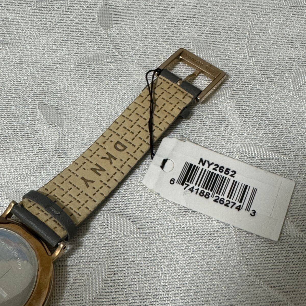 DKNY ダナキャランニューヨーク 腕時計 36mm NY2652 未使用 ゴールド_画像7