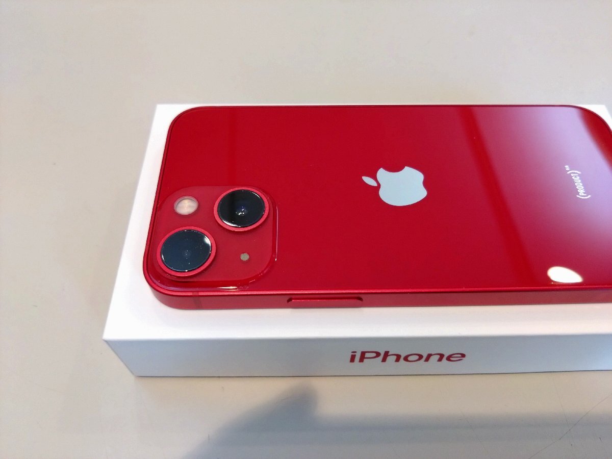 SIMフリー☆Apple iPhone13 mini 128GB レッド 超美品☆の画像5