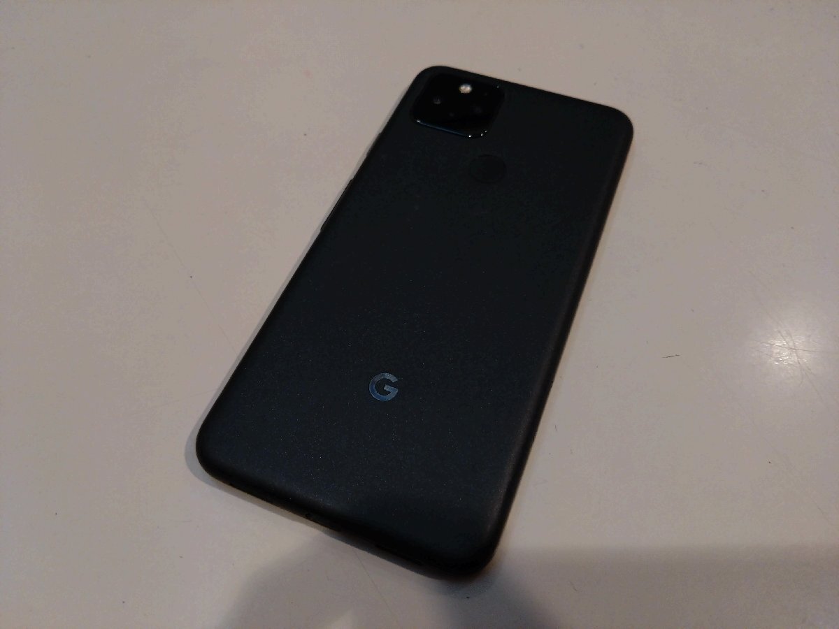 SIM свободный *SoftBank ограничение использования гарантия Google Pixel5 128GB черный б/у товар корпус только *