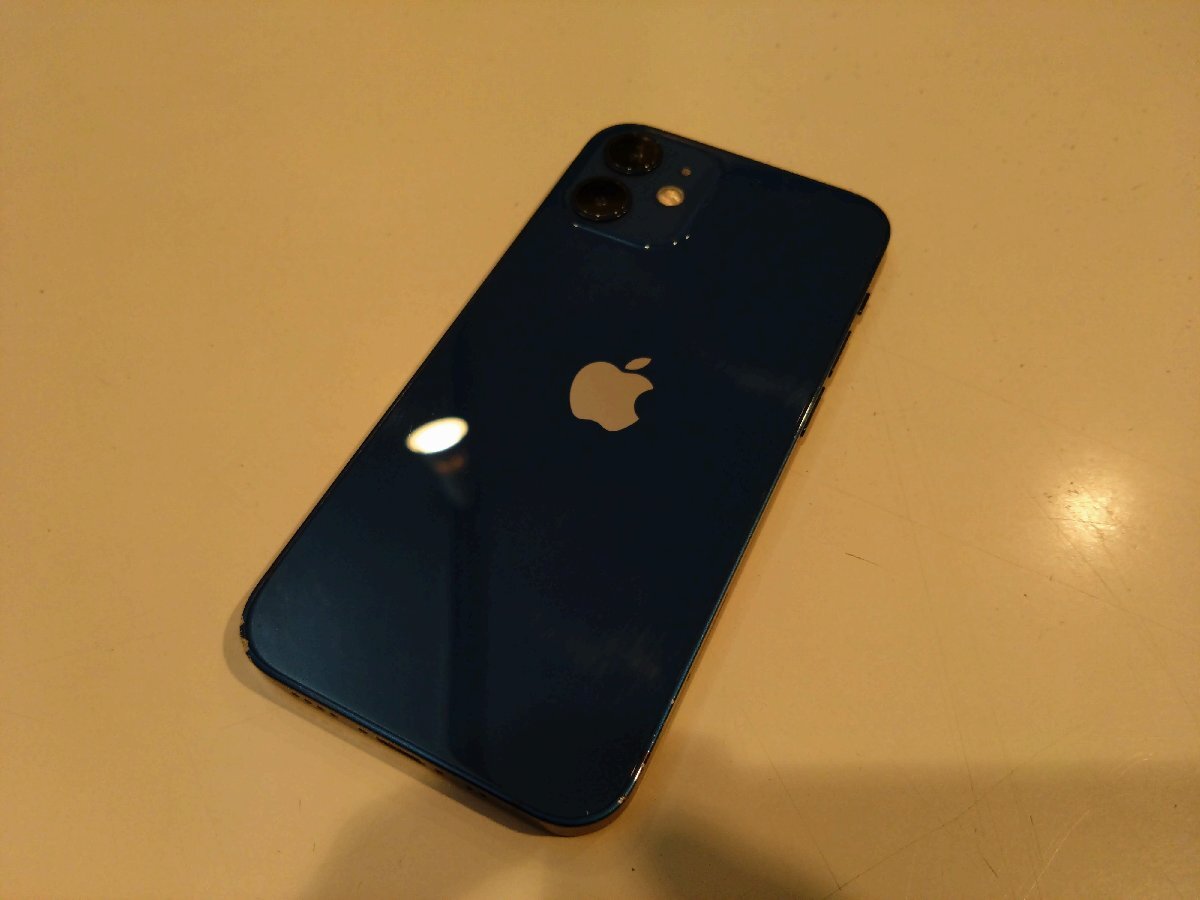 SIMフリー☆Apple iPhone12 mini 128GB ブルー 中古品 本体のみ☆_画像2
