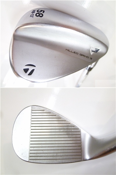 中古 2本セットTaylorMadeテーラーメイドMILLED GRINDミルドグラインド3ウェッジDynamic Gold【S200】52SB/58HB*MP@1*V*223_画像6