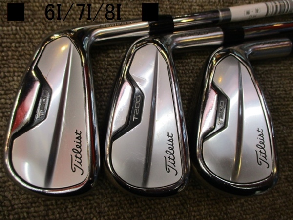 【人気★日本仕様】Titleist タイトリスト★T200 2021 アイアン【6I～PW・5本セット】純正 NSプロ 880 AMC スチール【S】　*MP@1*L*030_画像3