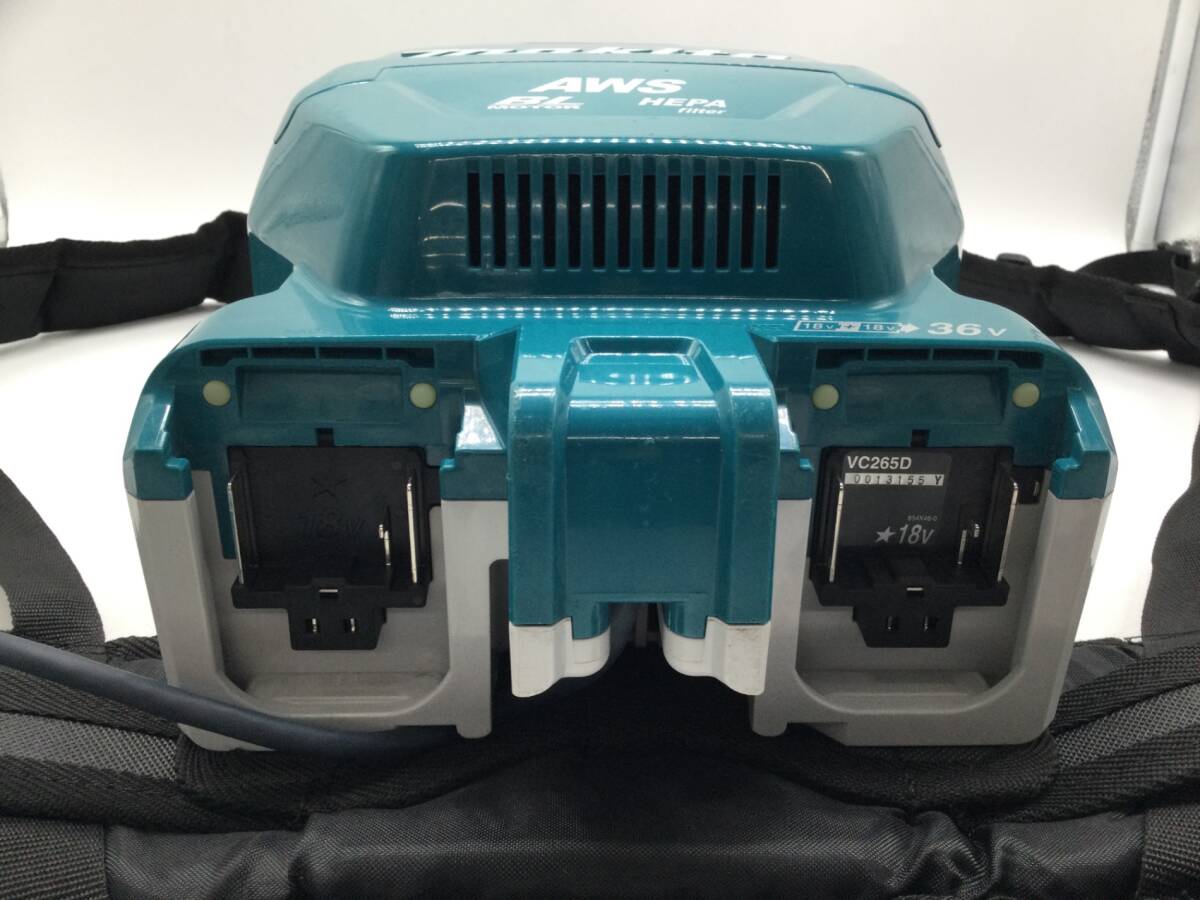 【領収書発行可】☆Makita/マキタ 充電式背負い集じん機 36V バッテリ・充電器・ワイヤレスユニット別売 VC265DZ [ITPT024RFMJS]_画像3