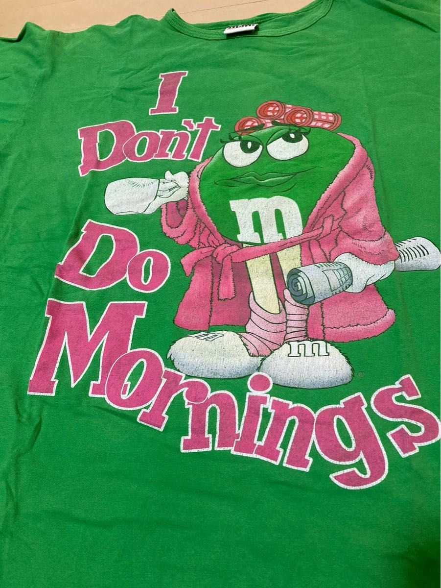 m&m 90s y2k 公式 Tシャツ L 緑 アーカイブ ビンテージ 男女兼用 m&m 90s y2k 公式 Tシャツ L 緑 アーカイブ ビンテージ 男女兼用