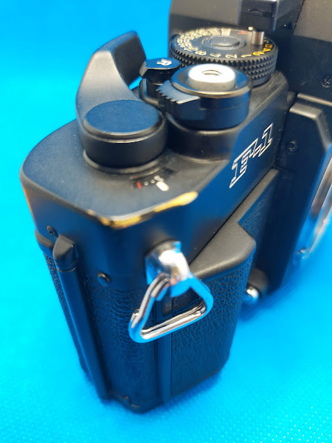 現状販売  Canon キャノン New F-1 AEファインダー ボディ 一眼レフ フィルムカメラ の画像9