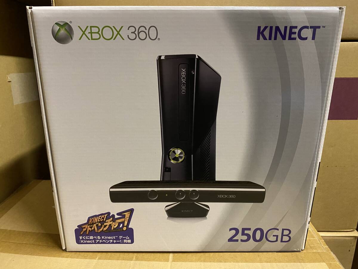 【未使用】デッドストック XBOX 360 kinect 250GB Microsoft_画像1