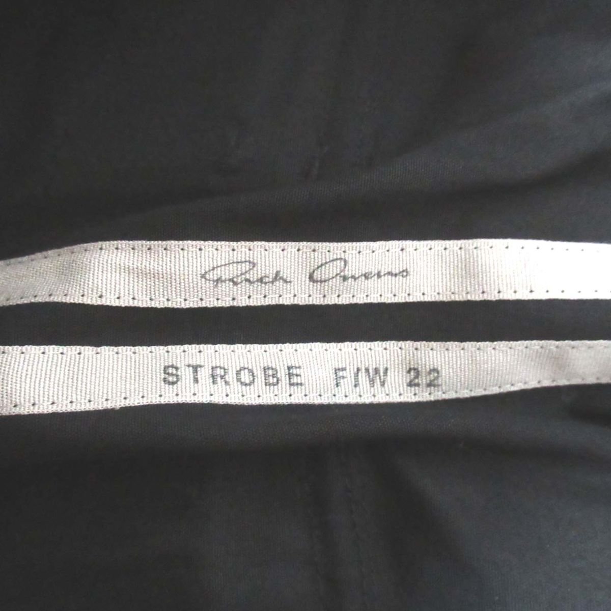 ほぼ未使用 22AW Rick Owens リックオウエンス STROBE POD CARGO ポッズカーゴ サルエル ショートパンツ RU02B2389-TE I48 ブラックの画像4