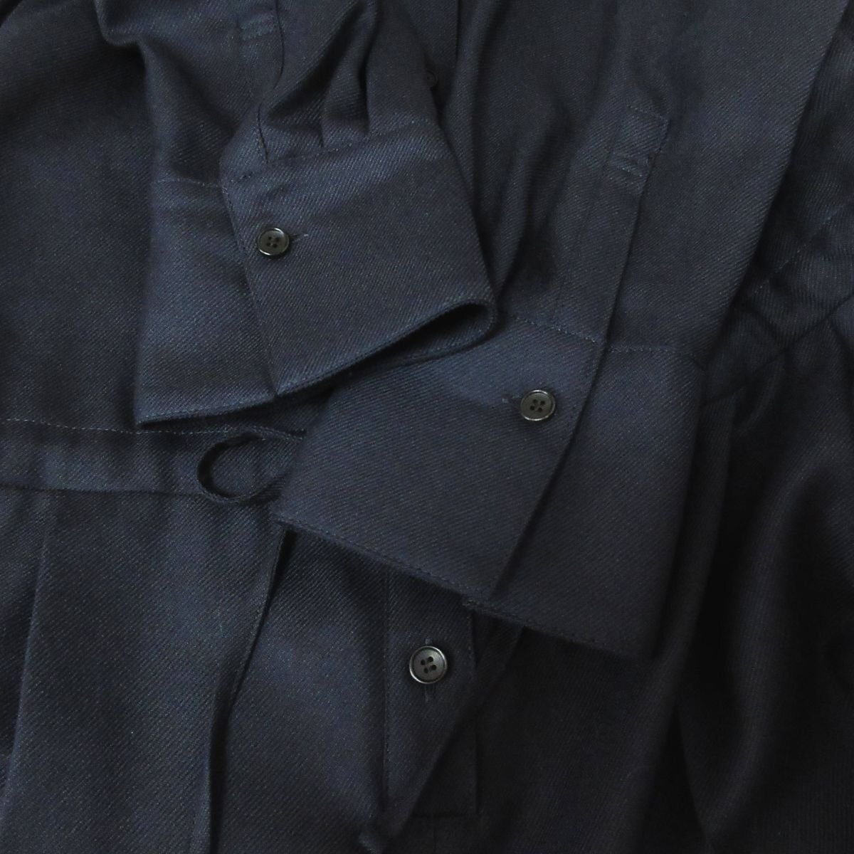  прекрасный товар 23AW ebureeb-ru шерсть saki Sony рубашка комбинированный nezon все в одном детский комбинезон размер 36 темно-синий *