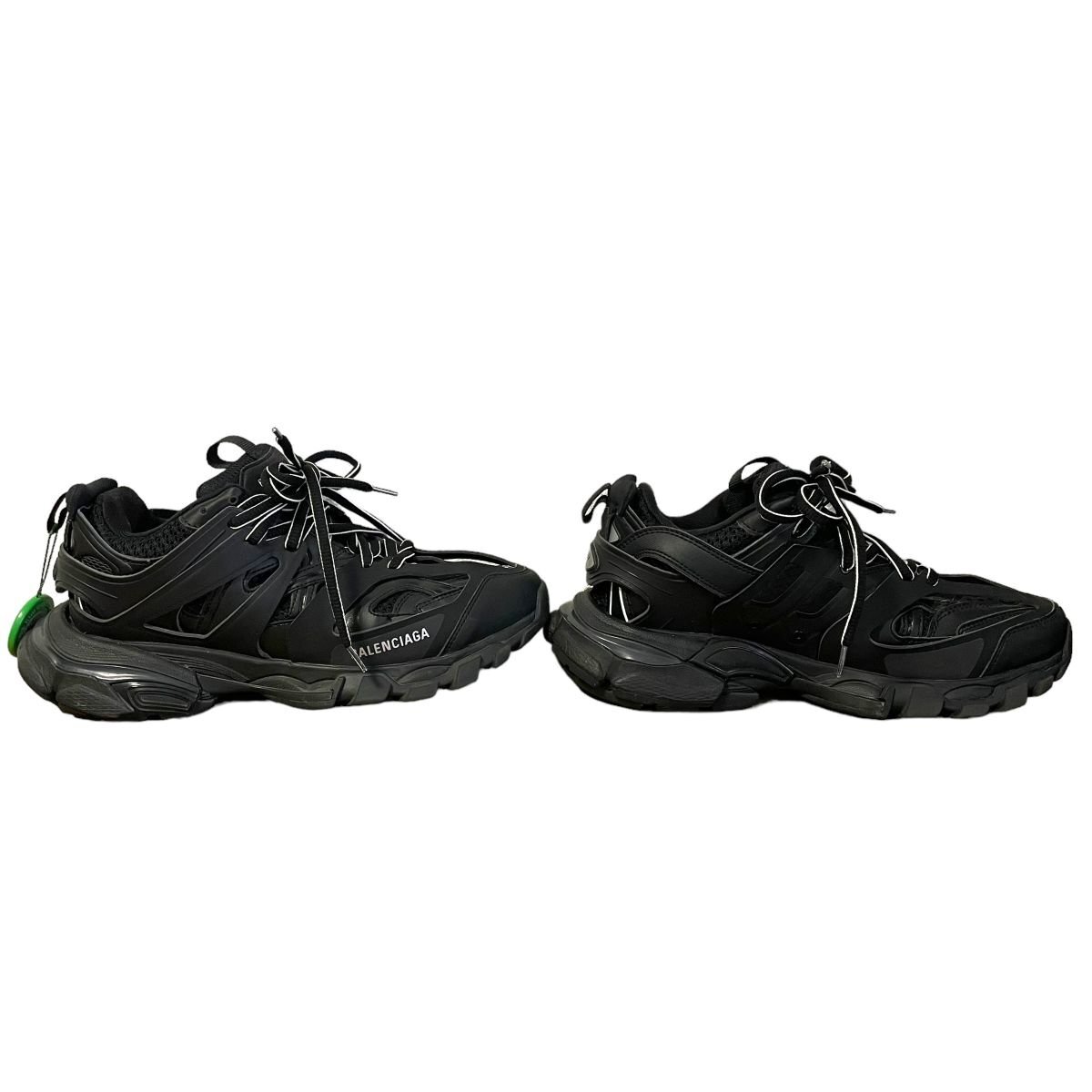 美品 BALENCIAGA バレンシアガ TRACK TRAINER トラックトレーナー ローカットスニーカー 542436 26cm ブラックの画像5