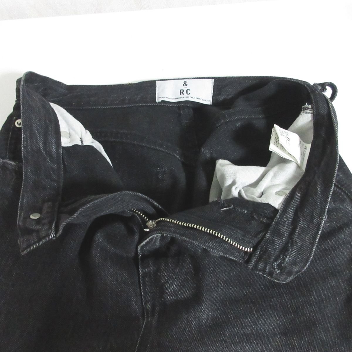  beautiful goods Curensology Curren Solo ji-&RC car vi - Denim jeans wide pants CL205016ER 38 black *