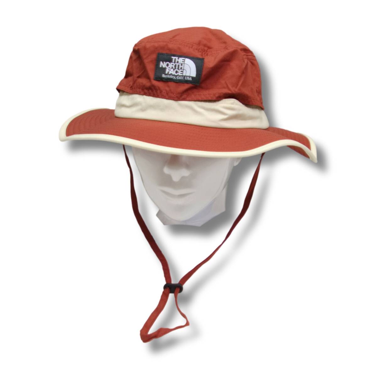 即決☆ノースフェイス ホライズンハット IG/XLサイズ アイアンレッド グラベル 赤 送料無料 登山 トレッキング 帽子 ハット UV 日よけの画像2