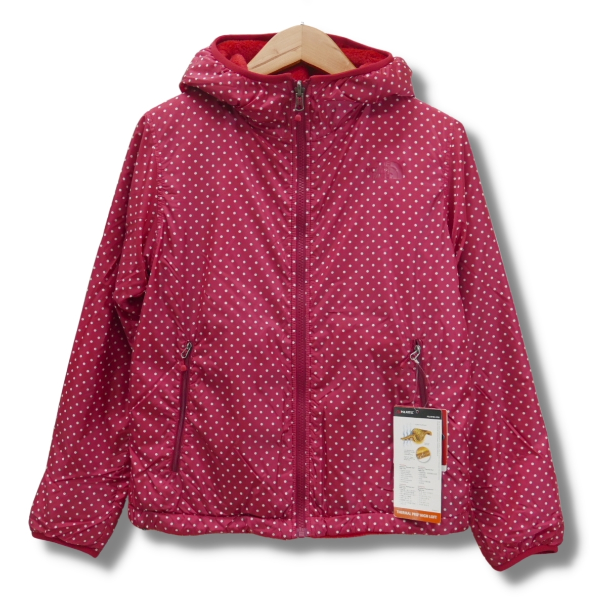 即決 ノースフェイス ウイメンズ リバーシブル ジャケット RED/M 即決 ノースフェイス ウイメンズ リバーシブル ジャケット RED/M