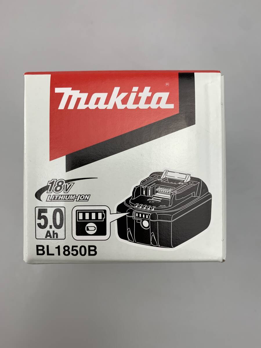 N442 未使用品 makita マキタ 純正リチウムイオンバッテリ 18V5.0Ah BL1850Bの画像4