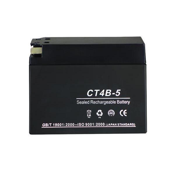 CT4B-5 液入充電済 バッテリー YT4B-5 YT4B-BS GT4B-5 互換 1年間保証付 新品 バイクパーツセンター NBSの画像3