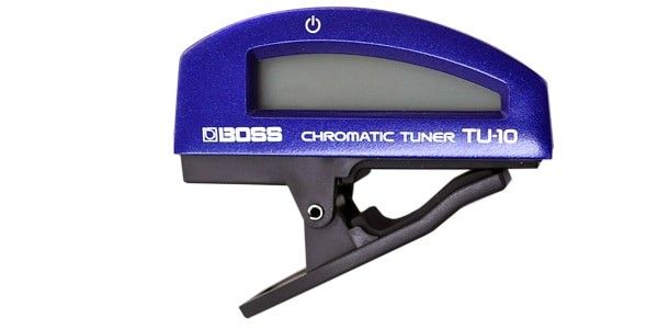 送料無料！BOSS/ボス/Clip-on Chromatic Tuner/クリップチューナー/TU-10/ネイビー/美品