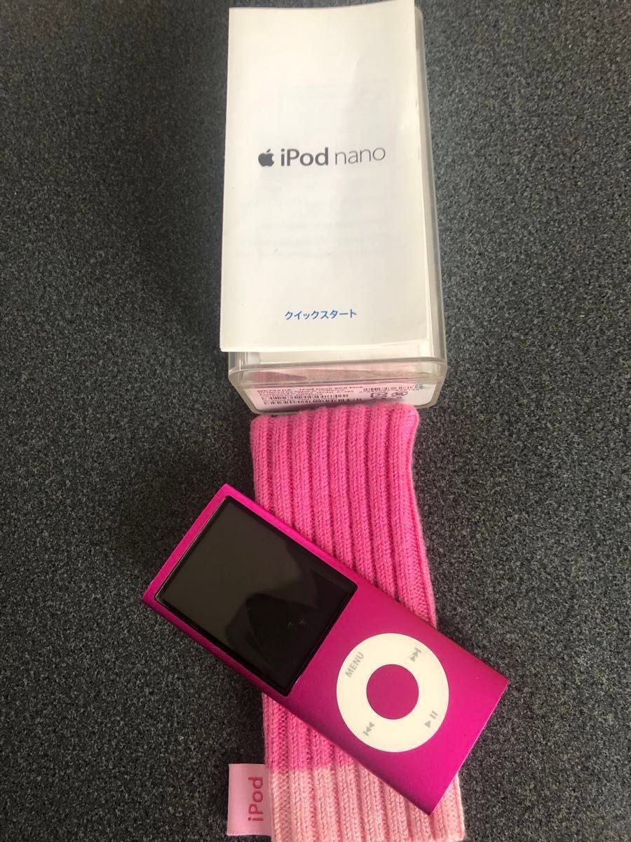 iPod ピンク8GB アップル「ジャンク扱い」カバー　ケース付