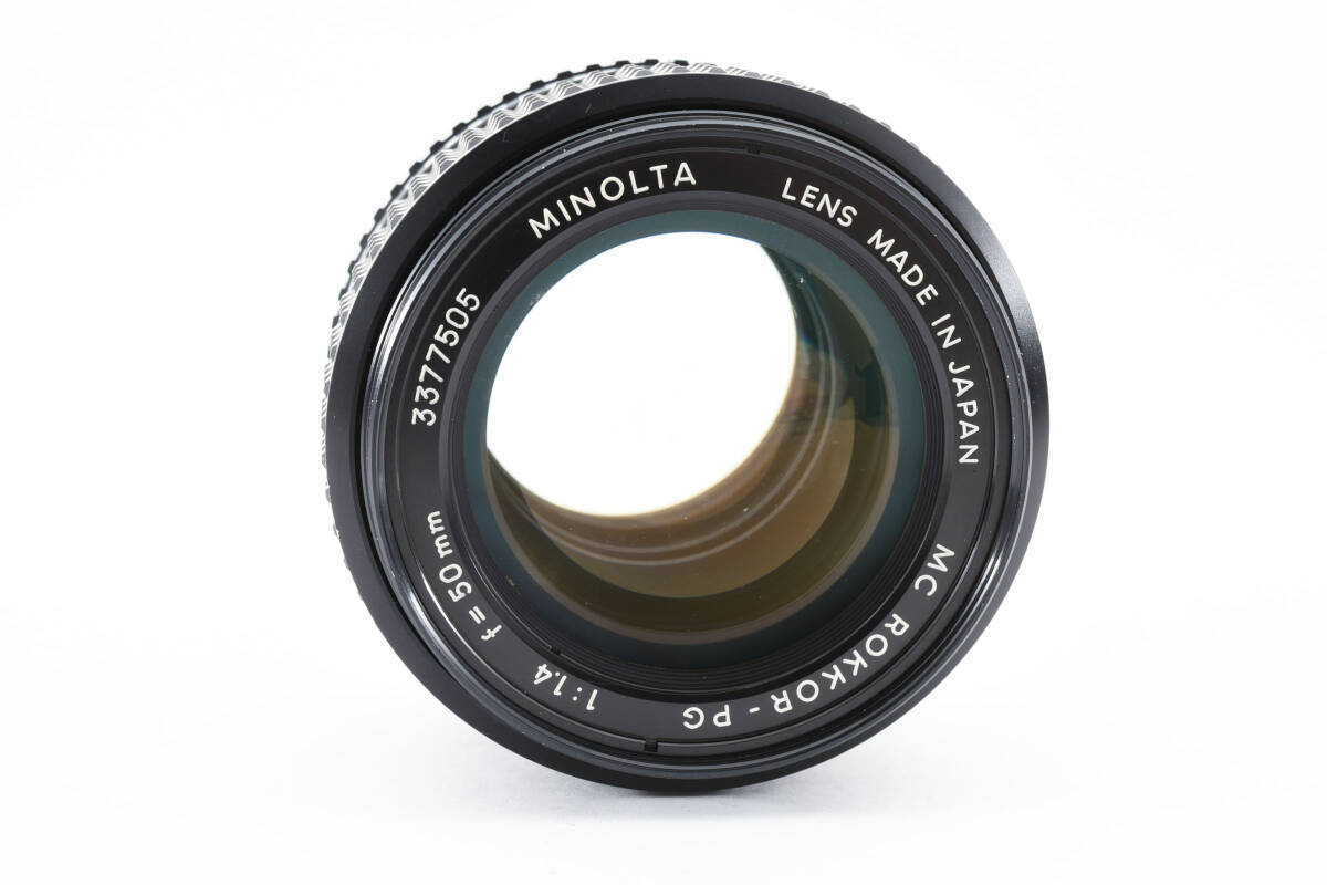 ミノルタ レンズ MINOLTA MC ROKKOR-PG 50mm f/1.4 MF Standard Lens 100111_画像3