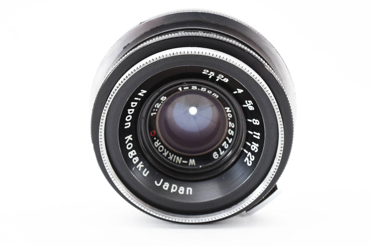 ニコン レンズ Nikon W-Nikkor C 35mm 3.5cm f/2.5 S Mount Wide Angle Lens 100070_画像3
