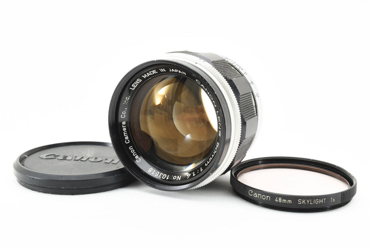 キャノン レンズ Canon 50mm f/1.4 L39 LTM Leica L Mount MF Standard Lens 100104の画像1