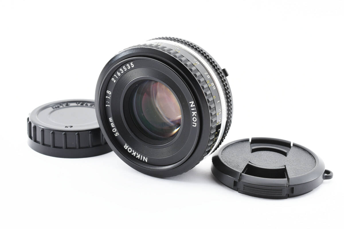 ニコン レンズ NIKON Ai-S NIKKOR 50mm F1.8 MF Standard Lens Pancake 100122の画像1