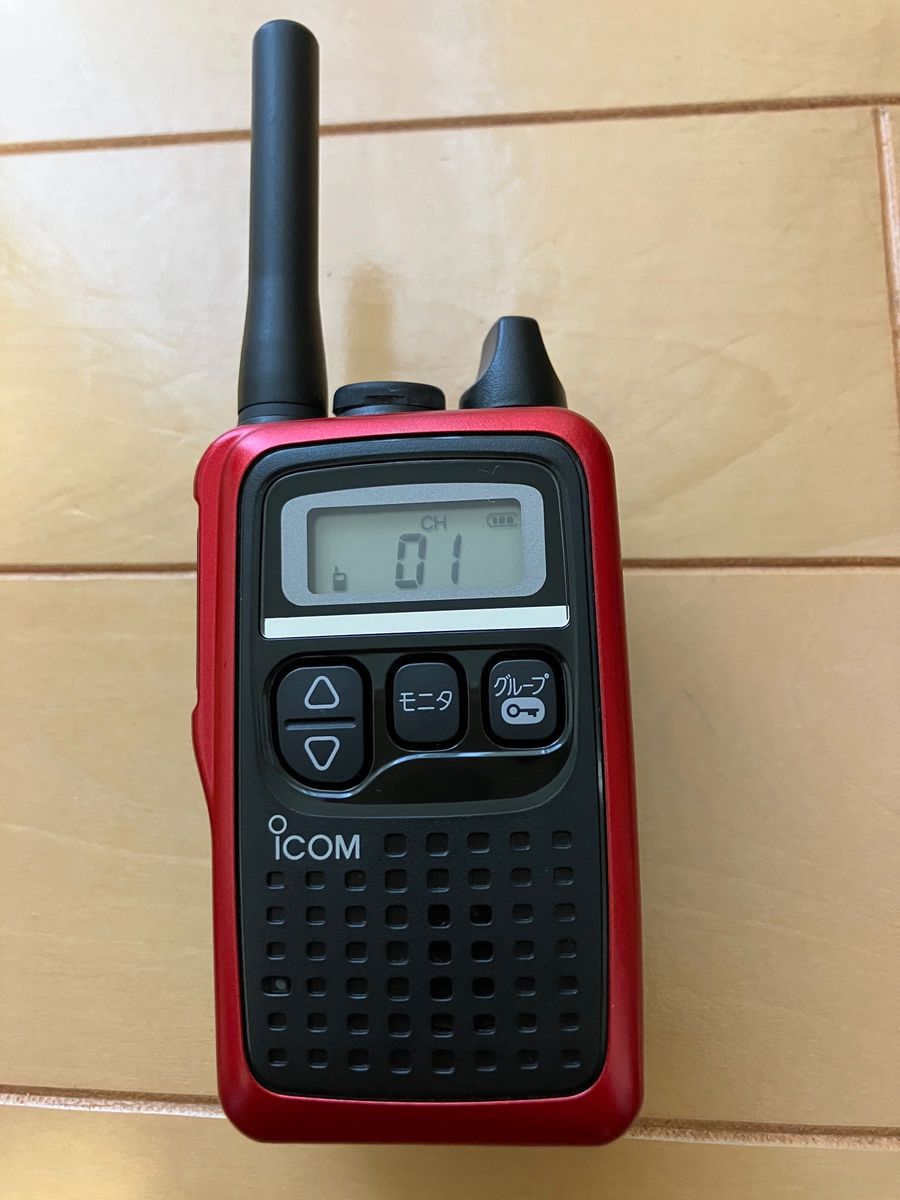 アイコム 特定小電力トランシーバー ICOM 美品IC-4300 赤 無線機 